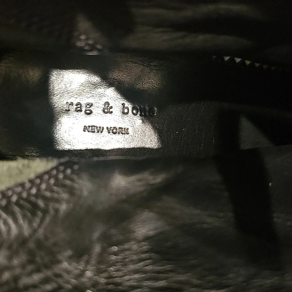RAG & BONE 39 Brown Leather Newbury Booties as seen on Taylor Swift